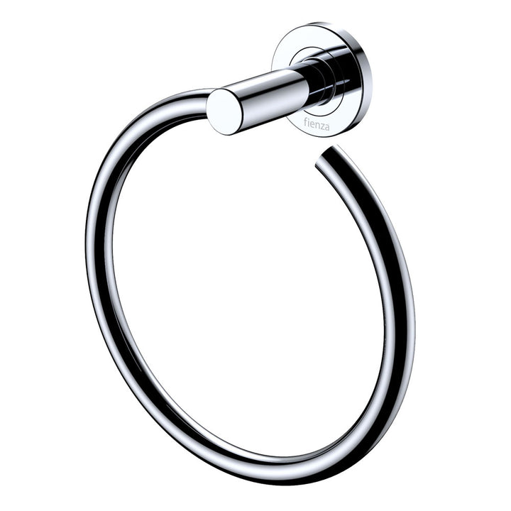 Kaya Hand Towel Ring – Chrome | Pilbara Bathroom Warehouse Perth and regional Western Australia