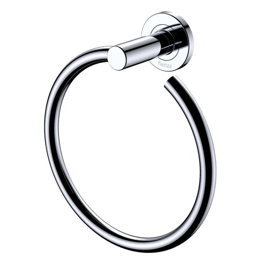 Kaya Hand Towel Ring – Chrome | Pilbara Bathroom Warehouse Perth and regional Western Australia