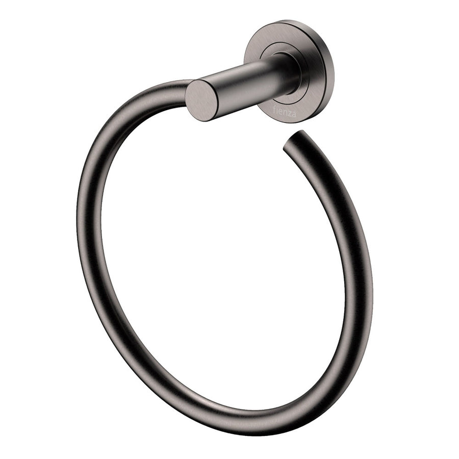 Kaya Hand Towel Ring – Gun Metal | Pilbara Bathroom Warehouse Perth and regional Western Australia