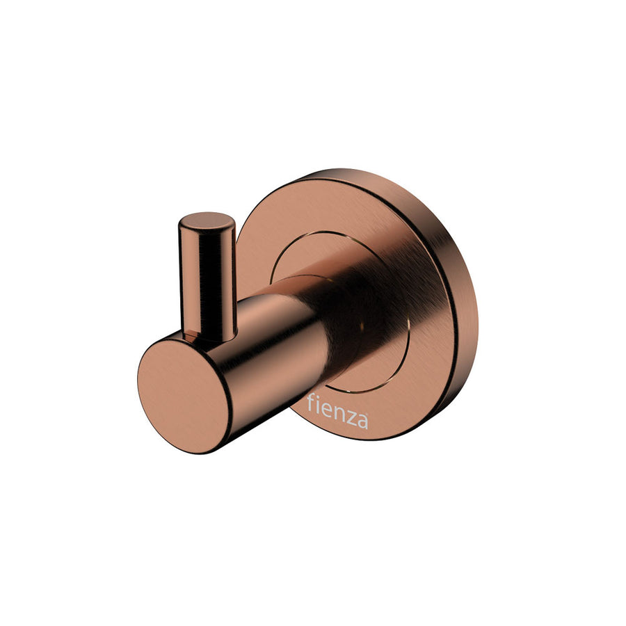 Kaya Robe Hook – Brushed Copper | Pilbara Bathroom Warehouse Perth and regional Western Australia