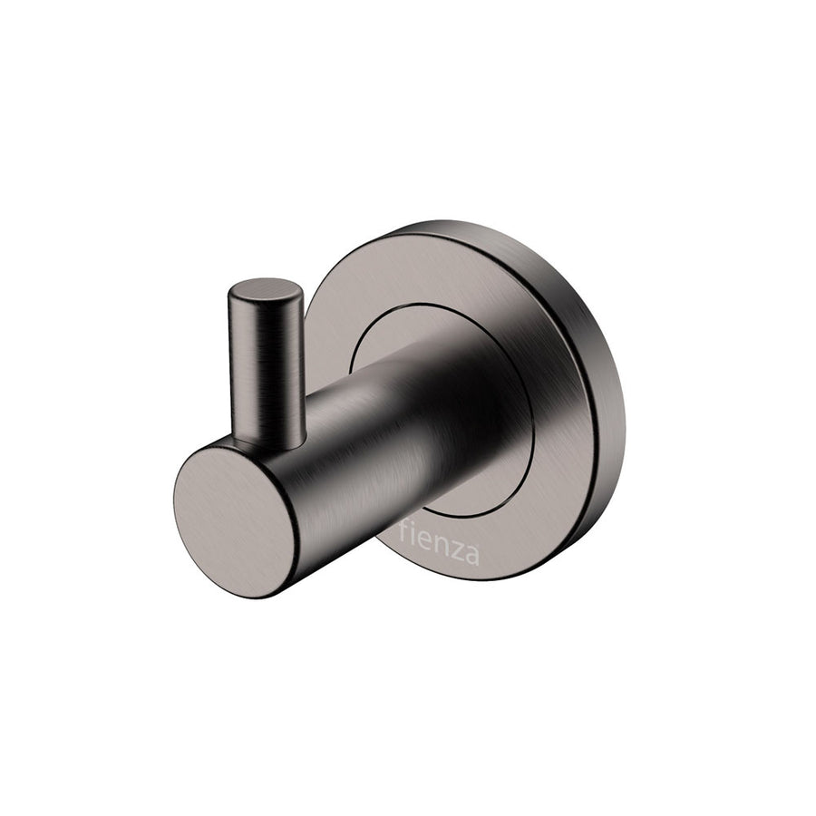 Kaya Robe Hook – Gun Metal | Pilbara Bathroom Warehouse Perth and regional Western Australia