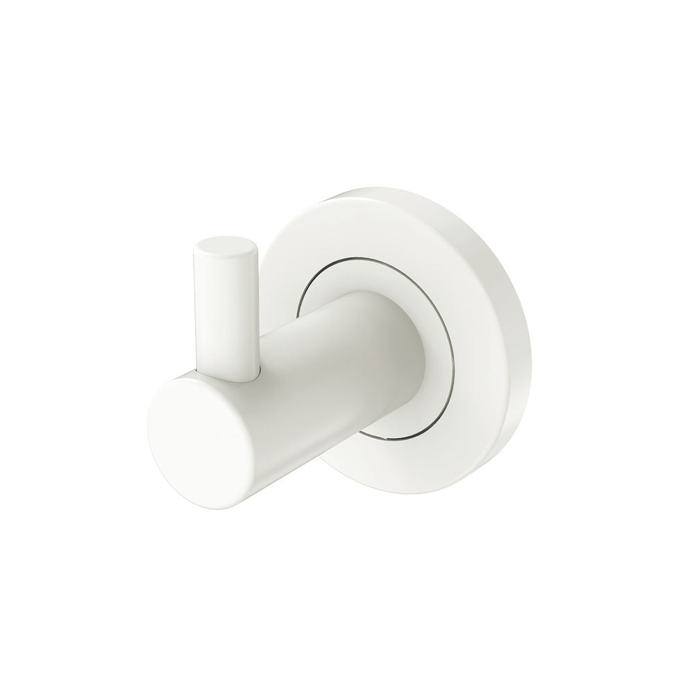 Kaya Robe Hook – Matte White | Pilbara Bathroom Warehouse Perth and regional Western Australia