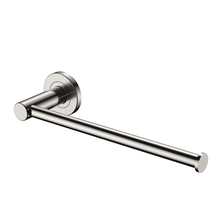 Kaya Hand Towel Rail / Toilet Roll Holder – Brushed Nickel | Pilbara Bathroom Warehouse Perth and regional Western Australia