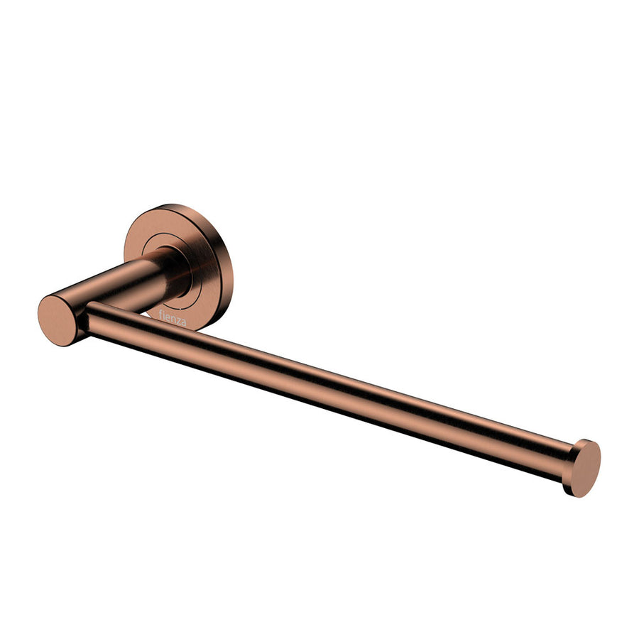 Kaya Hand Towel Rail / Toilet Roll Holder – Brushed Copper | Pilbara Bathroom Warehouse Perth and regional Western Australia