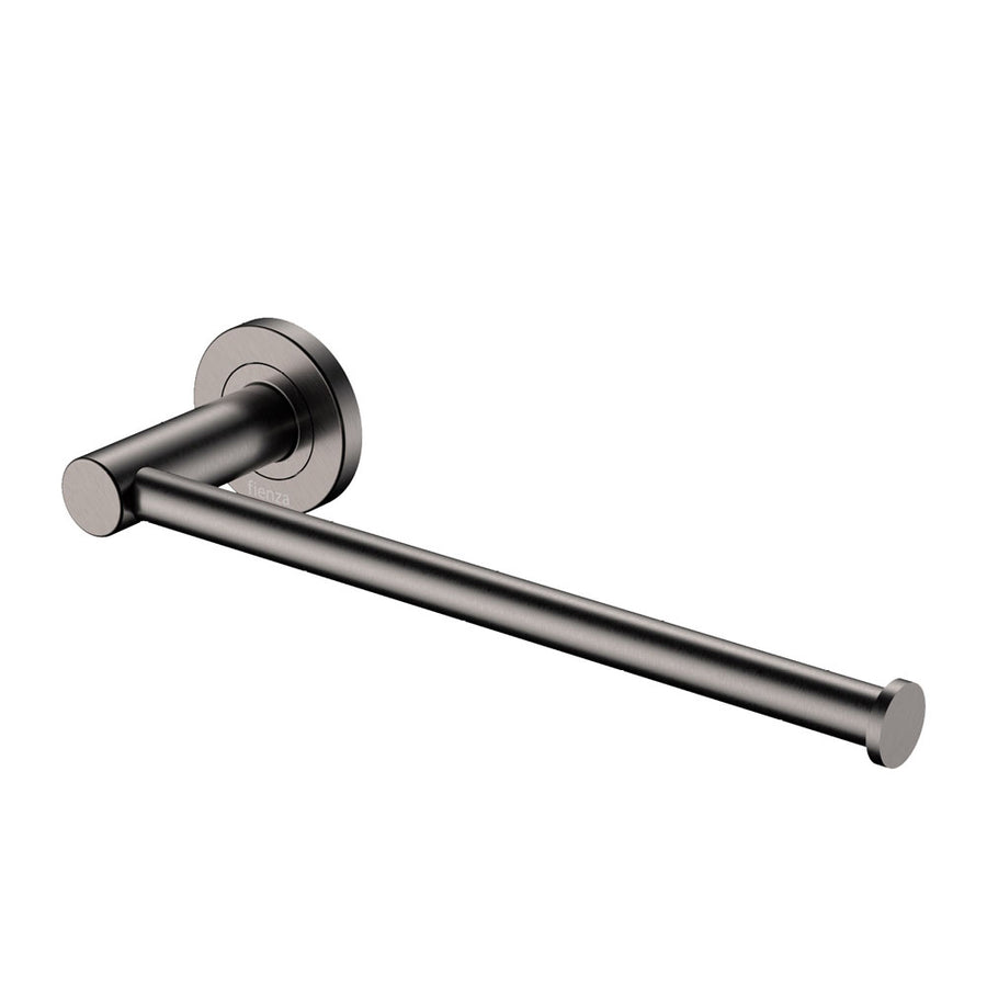 Kaya Hand Towel Rail / Toilet Roll Holder – Gun Metal | Pilbara Bathroom Warehouse Perth and regional Western Australia