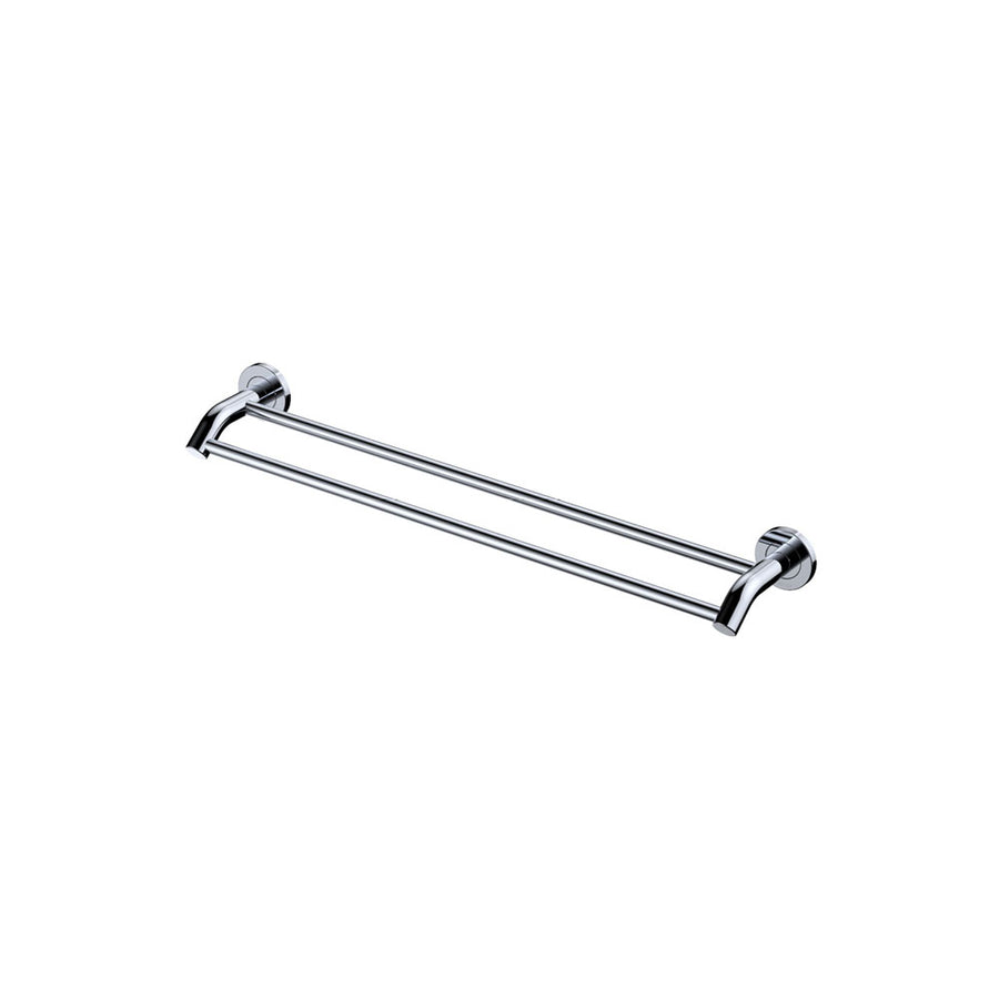 Kaya Double Towel Rail, 600mm, Chrome – Pilbara Bathroom Warehouse Perth and regional Western