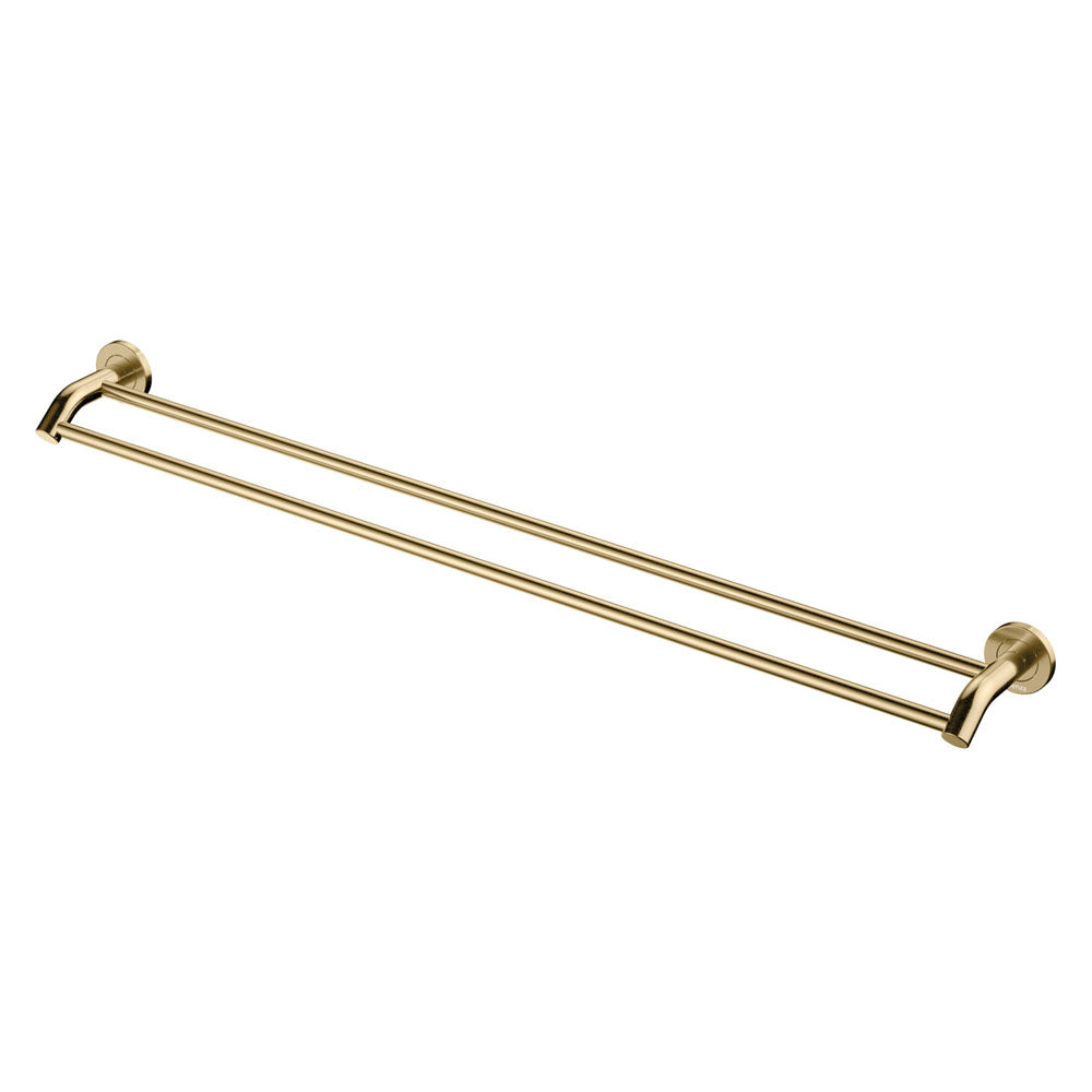 Kaya Double Towel Rail, 900mm, Urban Brass – Pilbara Bathroom Warehouse Perth and regional Western Australia