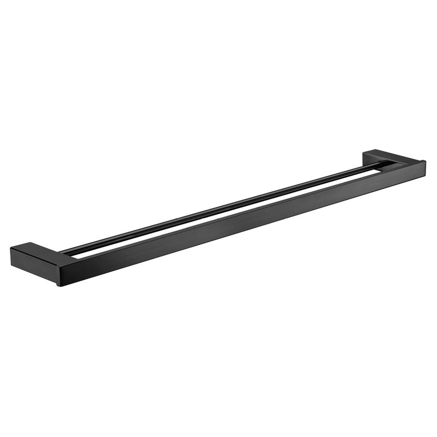 Koko Double Towel Rail, 810mm, Matte Black – Pilbara Bathroom Warehouse Perth and regional Western Australia