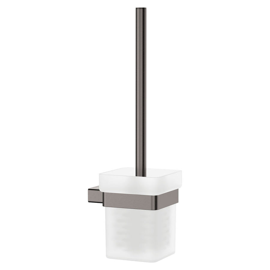 Tono Toilet Brush & Holder, Gun Metal – Pilbara Bathroom Warehouse Perth and regional Western Australia