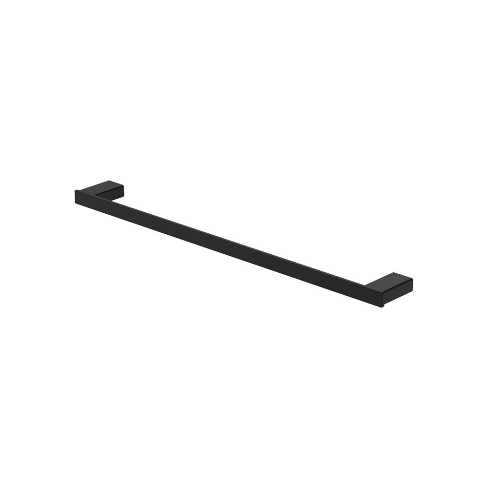Tono Single Towel Rail, 610mm, Matte Black – Pilbara Bathroom Warehouse Perth and regional Western Australia