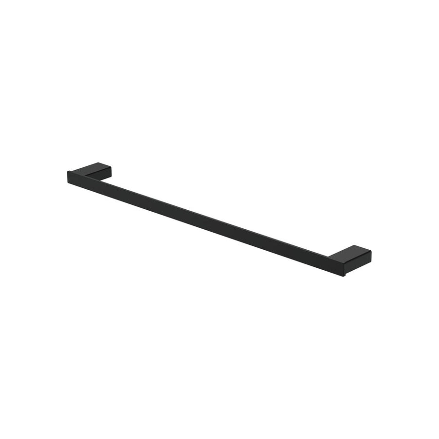 Tono Single Towel Rail, 610mm, Matte Black – Pilbara Bathroom Warehouse Perth and regional Western Australia