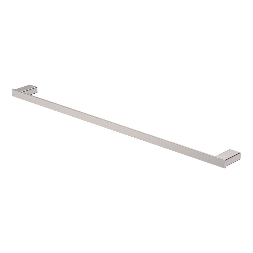 Tono Single Towel Rail, 810mm, Brushed Nickel – Pilbara Bathroom Warehouse Perth and regional Western Australia