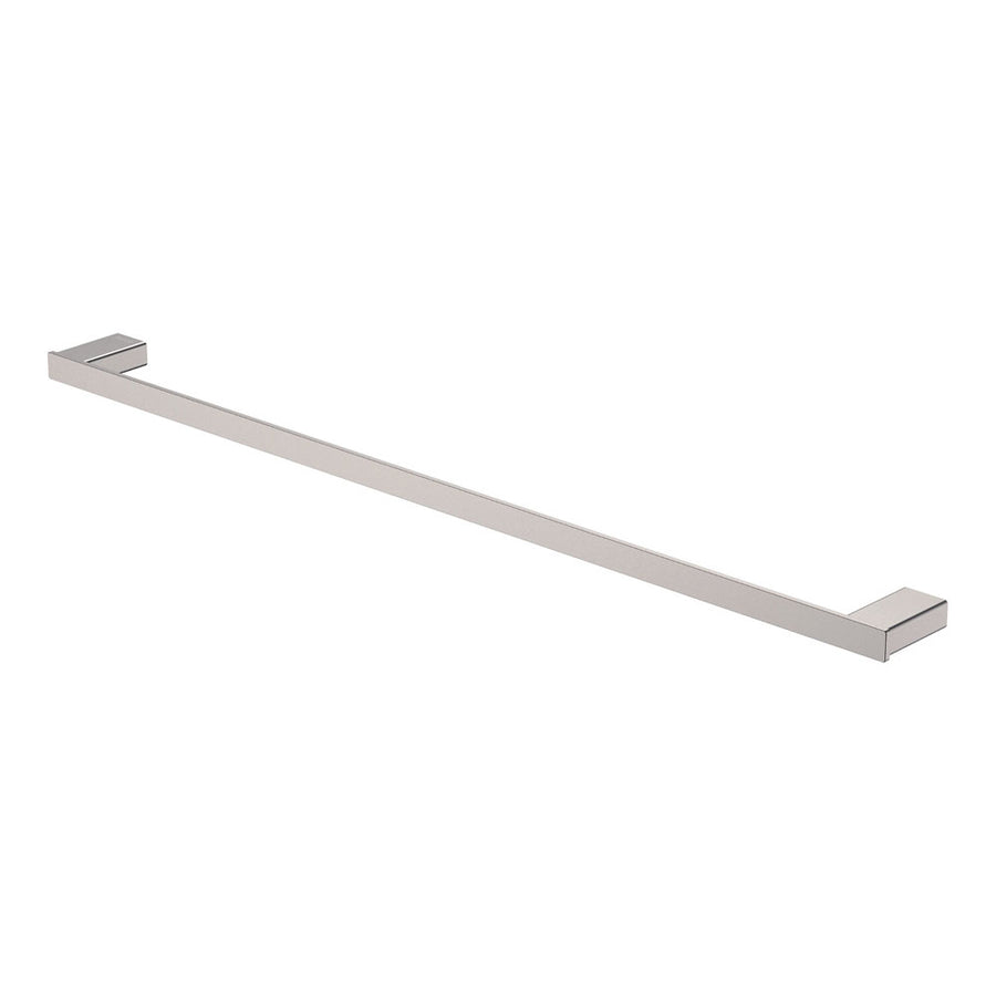 Tono Single Towel Rail, 810mm, Brushed Nickel – Pilbara Bathroom Warehouse Perth and regional Western Australia