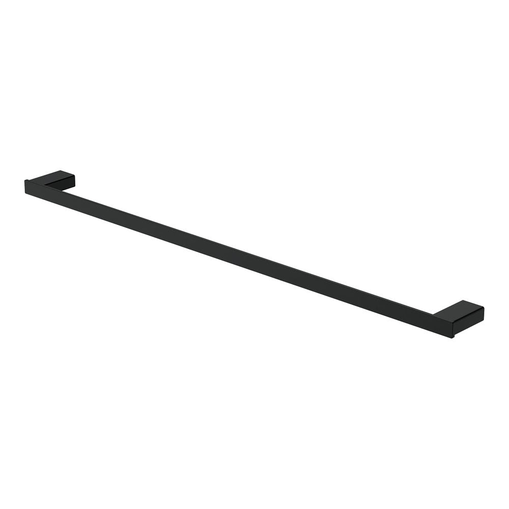 Tono Single Towel Rail, 810mm, Matte Black – Pilbara Bathroom Warehouse Perth and regional Western Australia
