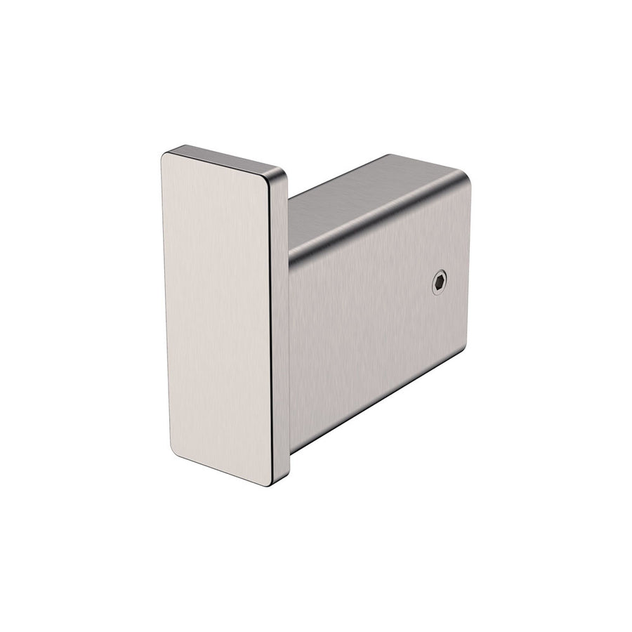 Tono Robe Hook, Brushed Nickel – Pilbara Bathroom Warehouse Perth and regional Western Australia