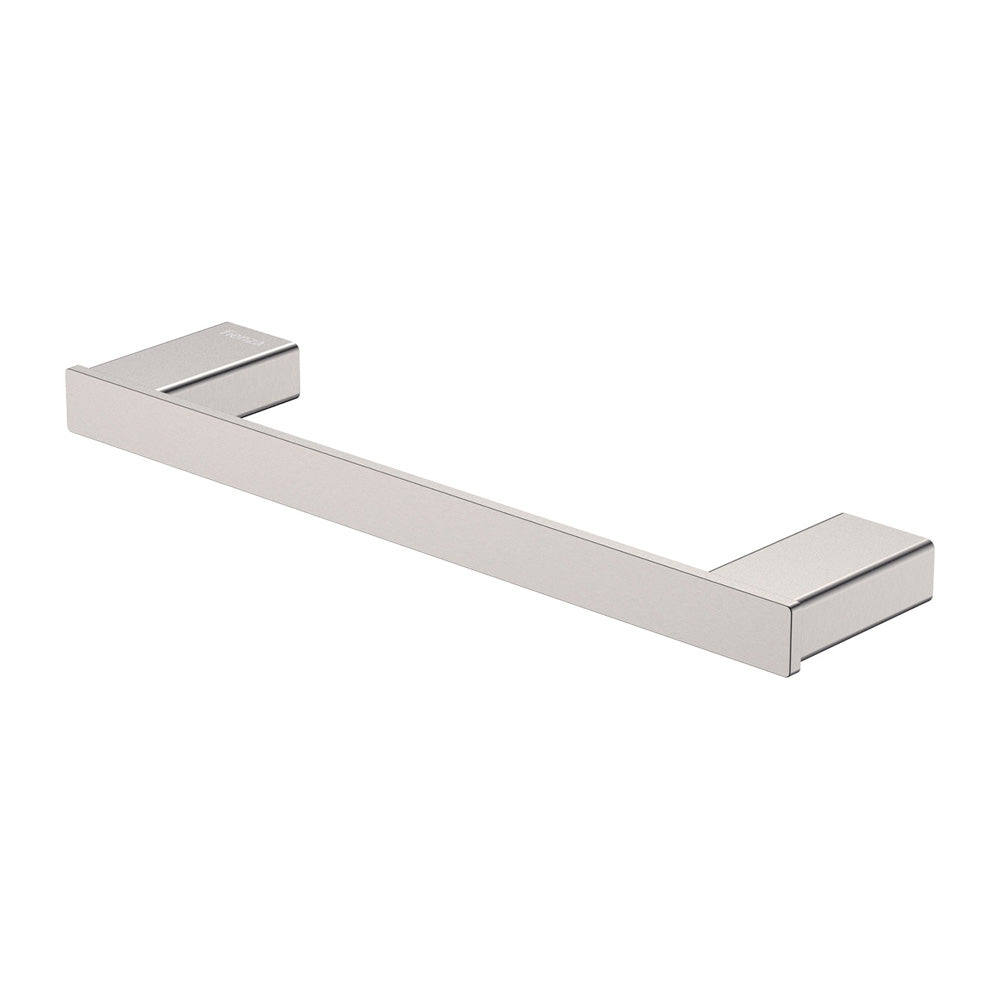 Tono Single Towel Rail, 300mm, Brushed Nickel – Pilbara Bathroom Warehouse Perth and regional Western Australia