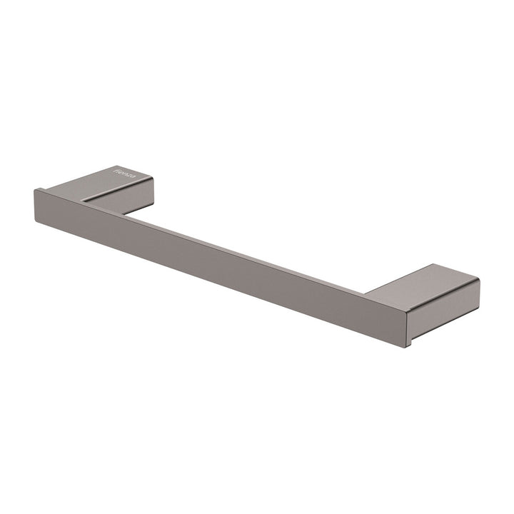 Tono Single Towel Rail 300mm Gun Metal – Modern Bathroom Rail | Pilbara Bathroom Warehouse Perth and regional Western Australia