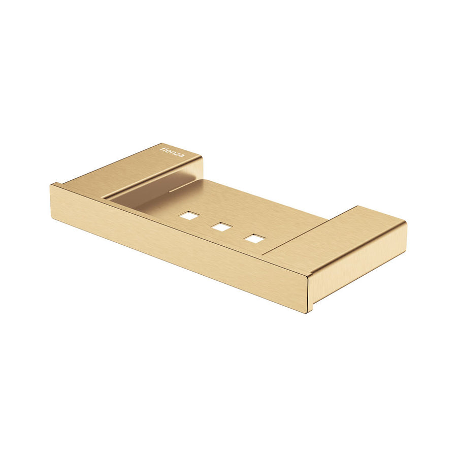 Tono Soap Shelf Urban Brass – Elegant Bathroom Shelf | Pilbara Bathroom Warehouse Perth and regional Western Australia