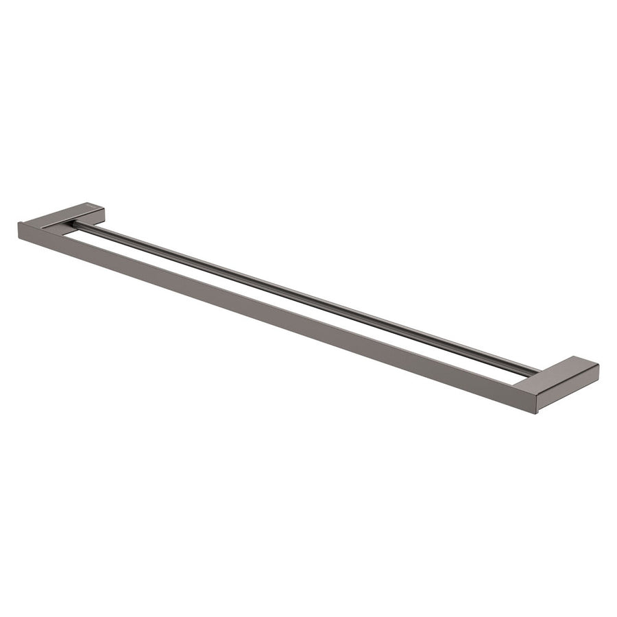 Tono Double Towel Rail, 810 mm, Gun Metal – Pilbara Bathroom Warehouse Perth and regional Western Australia