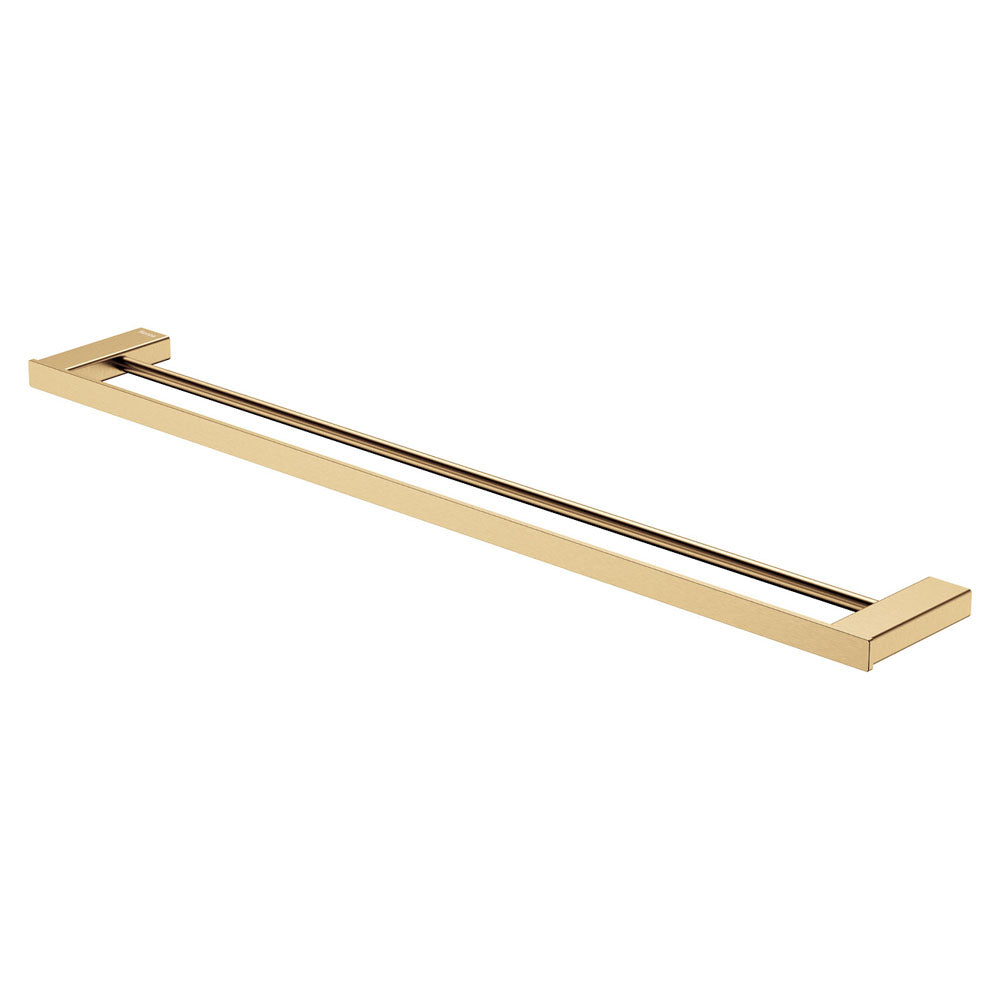 Tono Double Towel Rail, 810 mm, Urban Brass – Pilbara Bathroom Warehouse Perth and regional Western Australia