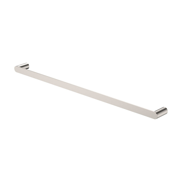 Empire Slim Single Towel Rail, 800mm, Brushed Nickel – Pilbara Bathroom Warehouse Perth and regional Western Australia