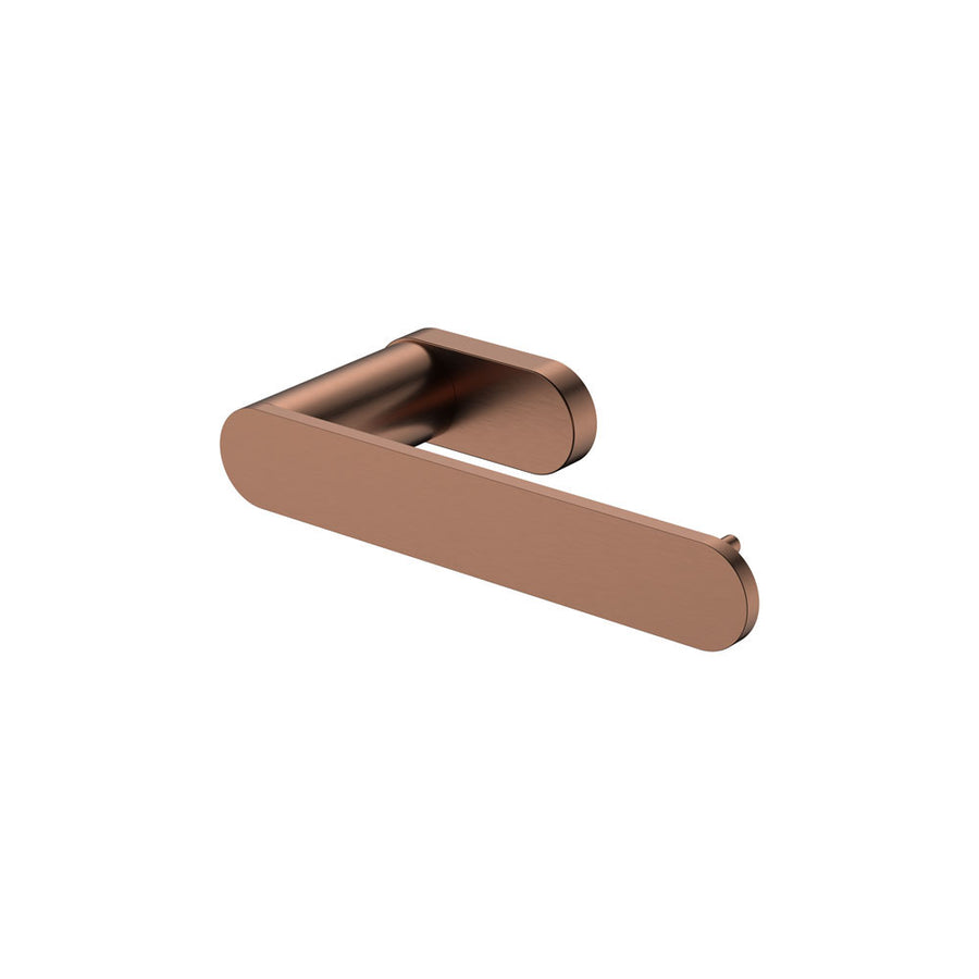 Empire Slim Toilet Roll Holder, Brushed Copper – Pilbara Bathroom Warehouse Perth and regional Western Australia
