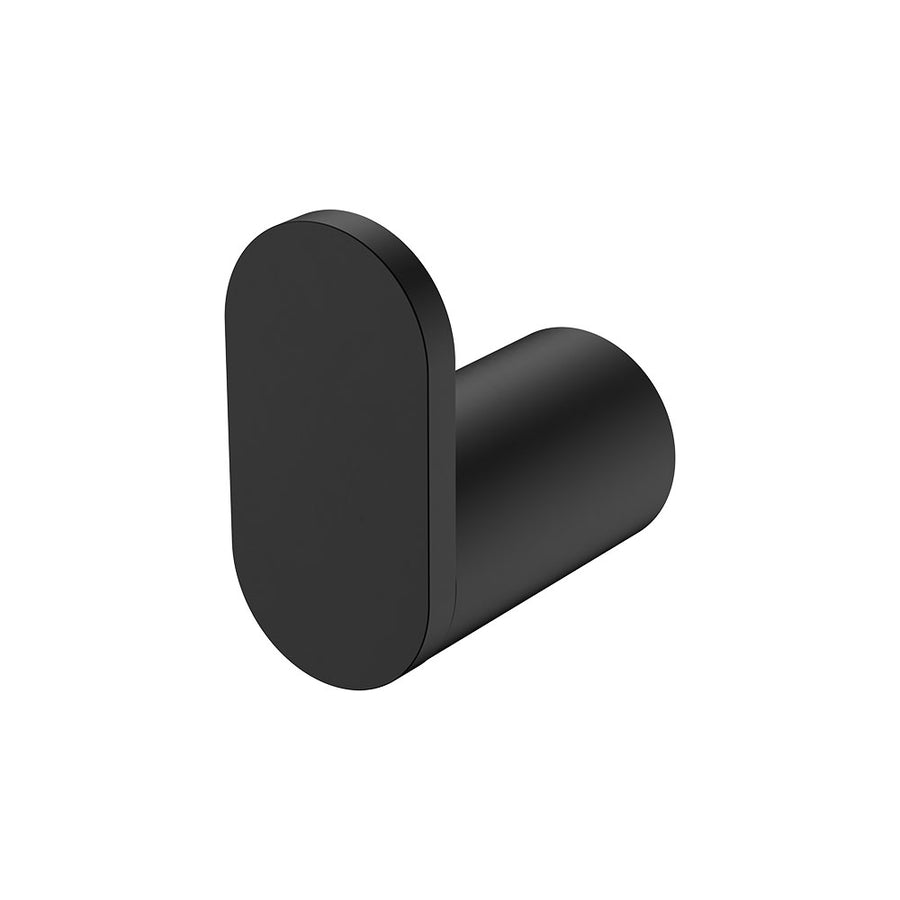 Empire Slim Robe Hook, Matte Black – Pilbara Bathroom Warehouse Perth and regional Western Australia