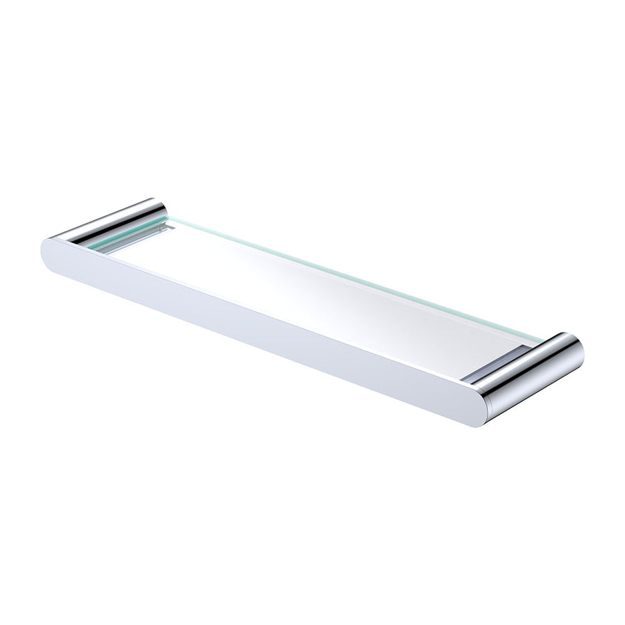 Empire Slim Glass Shelf, Chrome – Pilbara Bathroom Warehouse Perth and regional Western Australia