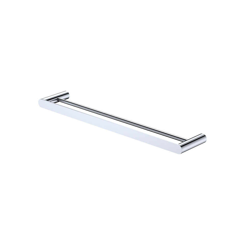 Empire Slim Double Towel Rail, 600mm, Chrome – Pilbara Bathroom Warehouse Perth and regional Western Australia
