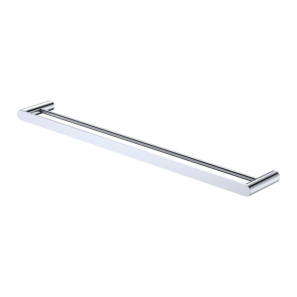 Empire Slim Double Towel Rail, 800mm, Chrome – Pilbara Bathroom Warehouse Perth and regional Western Australia