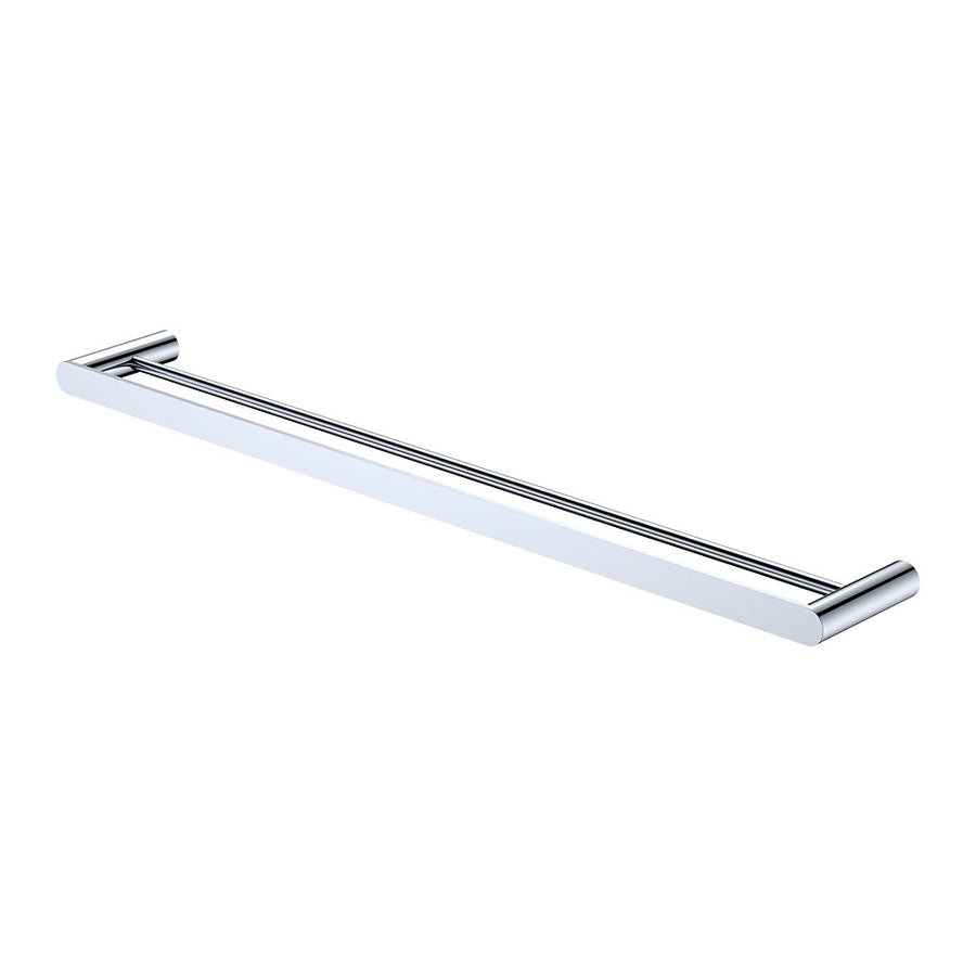 Empire Slim Double Towel Rail, 800mm, Chrome – Pilbara Bathroom Warehouse Perth and regional Western Australia