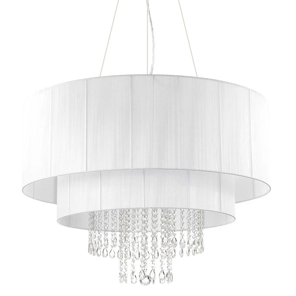Opera Chandelier 10Lt in White