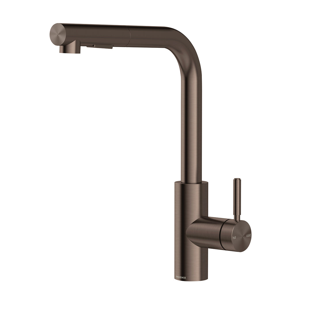 Vivid MKII Pull Out Sink Mixer 230mm L Shaped – Lead Free