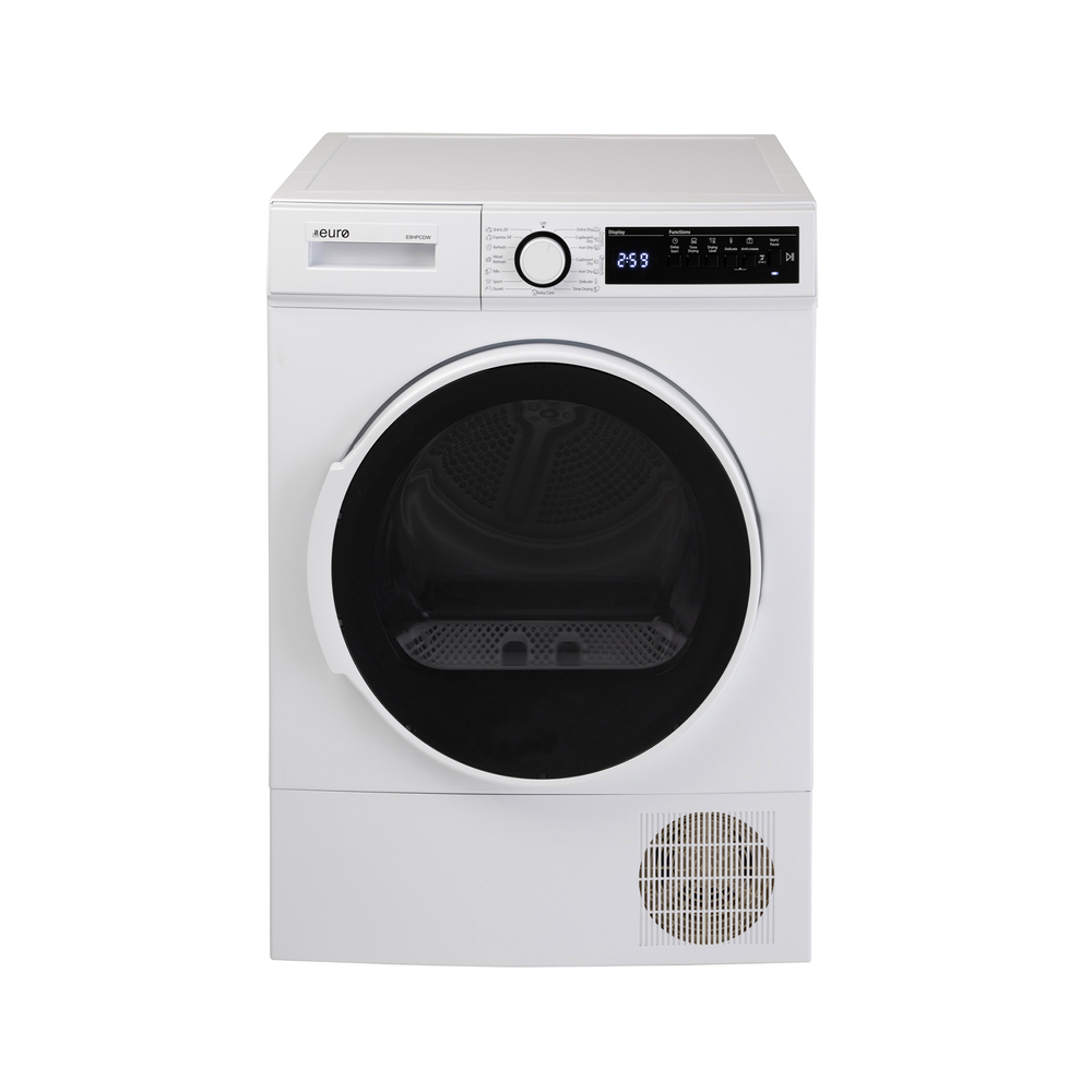8kg Heat Pump Dryer Freestanding or Stack on Front Loader EFL75KWH | Pilbara Bathroom Warehouse - Perth, Western Australia