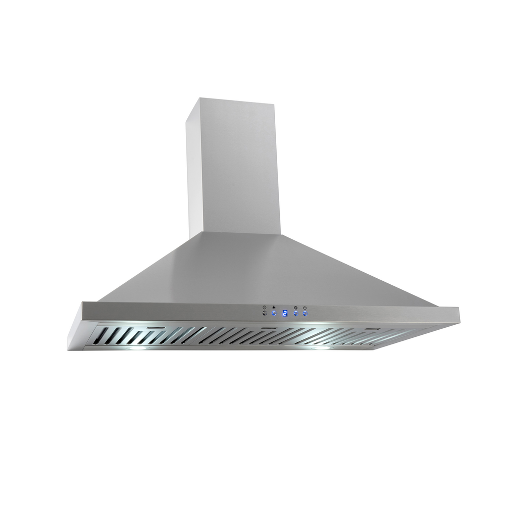 90cm Alfresco Canopy Touch Button Control 1000m3/h(TBC) + Alu Motor Remote Control, Baffle filters | Pilbara Bathroom Warehouse - Perth, Western Australia