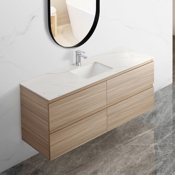 90cm Sintered Stone Vanity Top Single Bowl