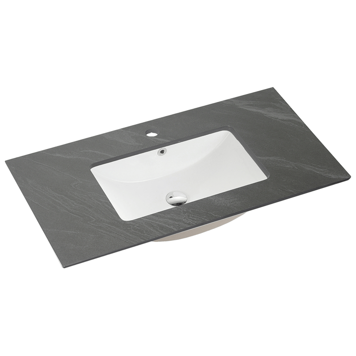 90cm Sintered Stone Vanity Top Single Bowl