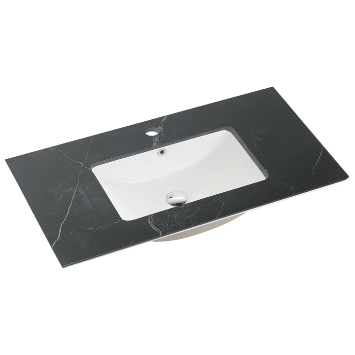 90cm Sintered Stone Vanity Top Single Bowl