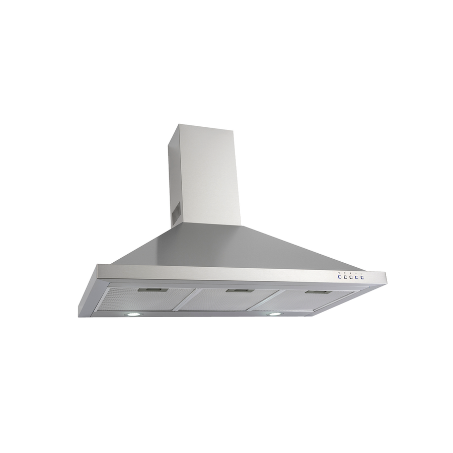 90cm Front Button Canopy Rangehood 700m3/h(TBC),+ LED Lights | Pilbara Bathroom Warehouse - Perth, Western Australia