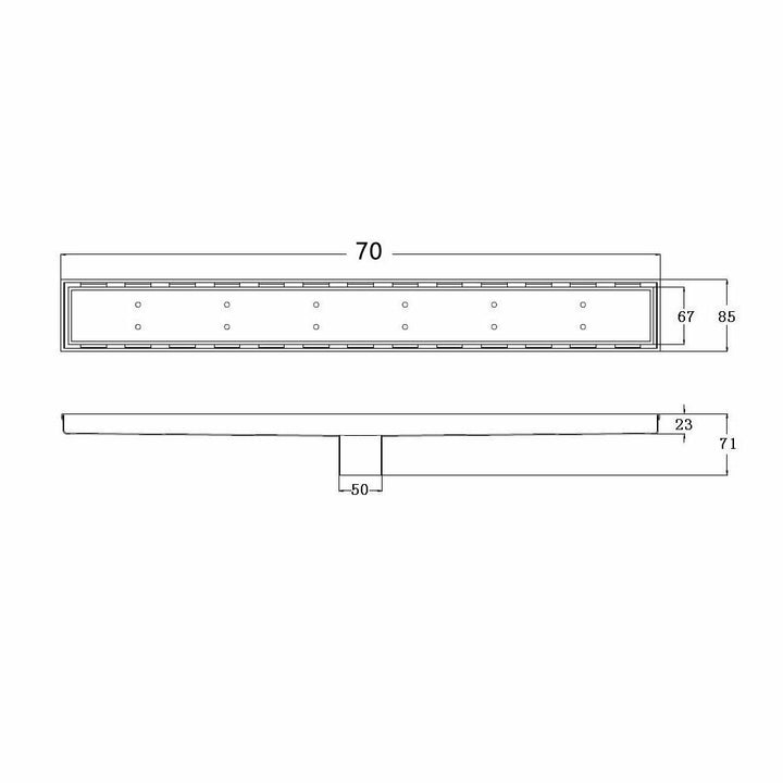 90cm Tile Floor Grate