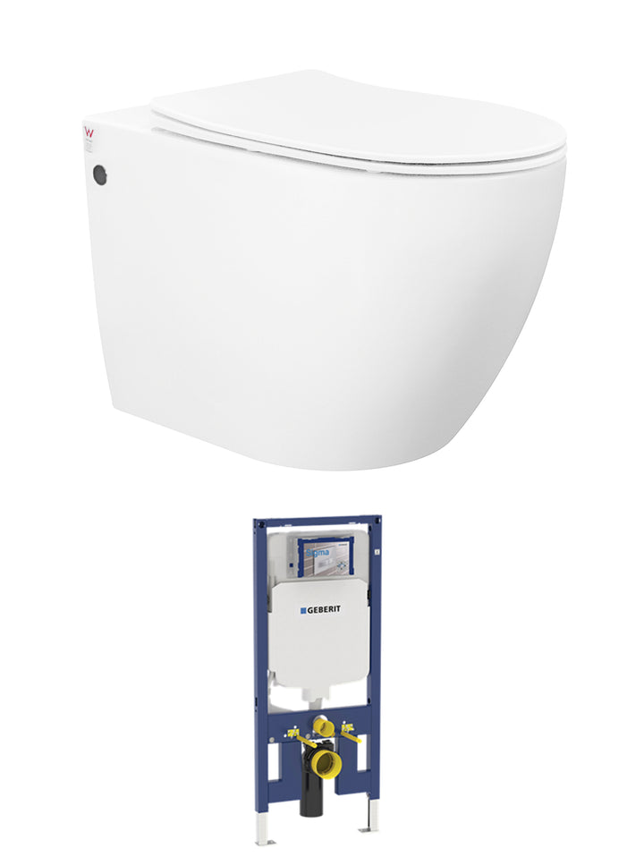 Voghera WH Pan and Geberit Cistern (Button Order Separately)