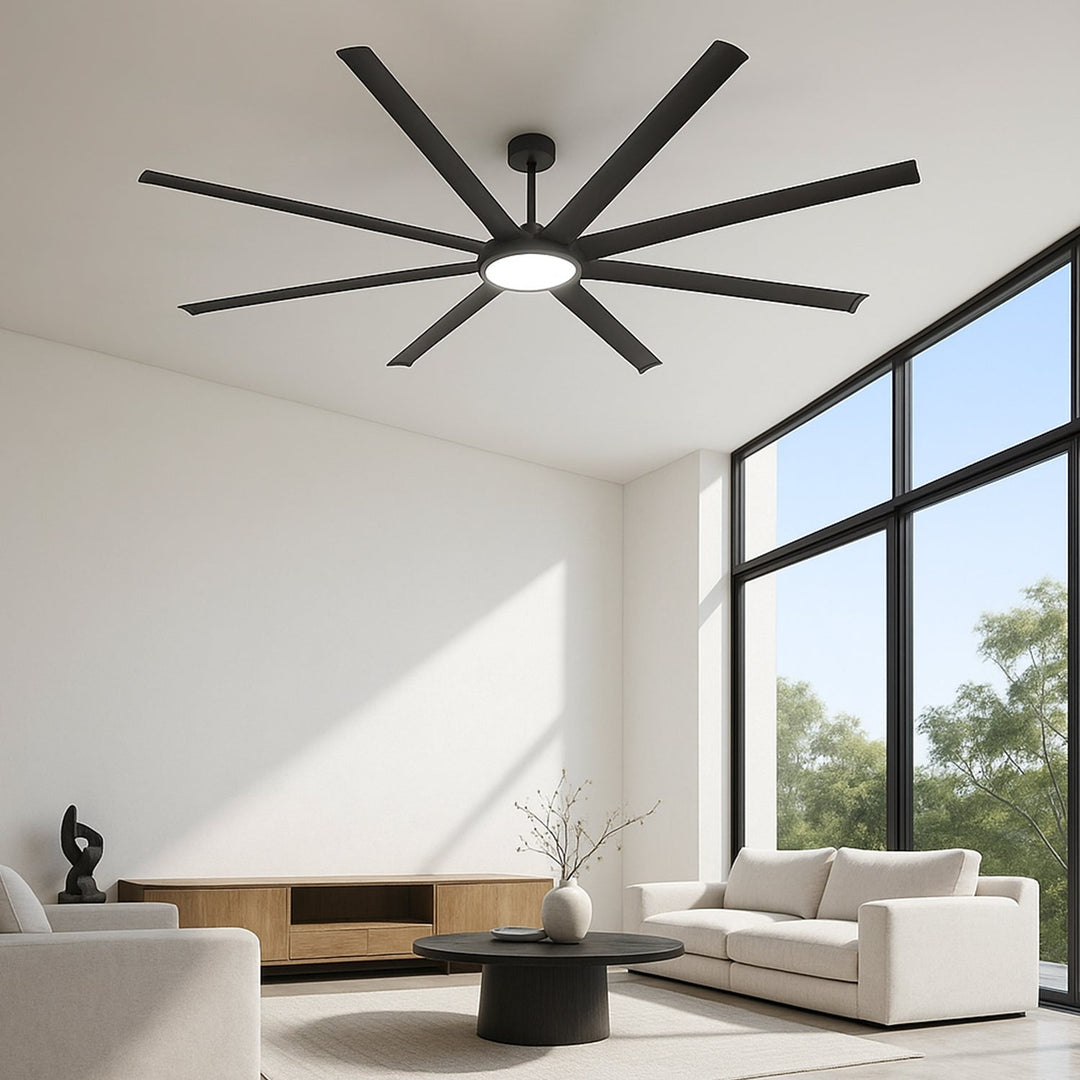 92" Cyclonic DC Ceiling Fan with Light