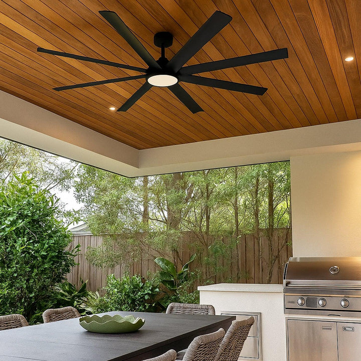 92" Cyclonic DC Ceiling Fan with Light