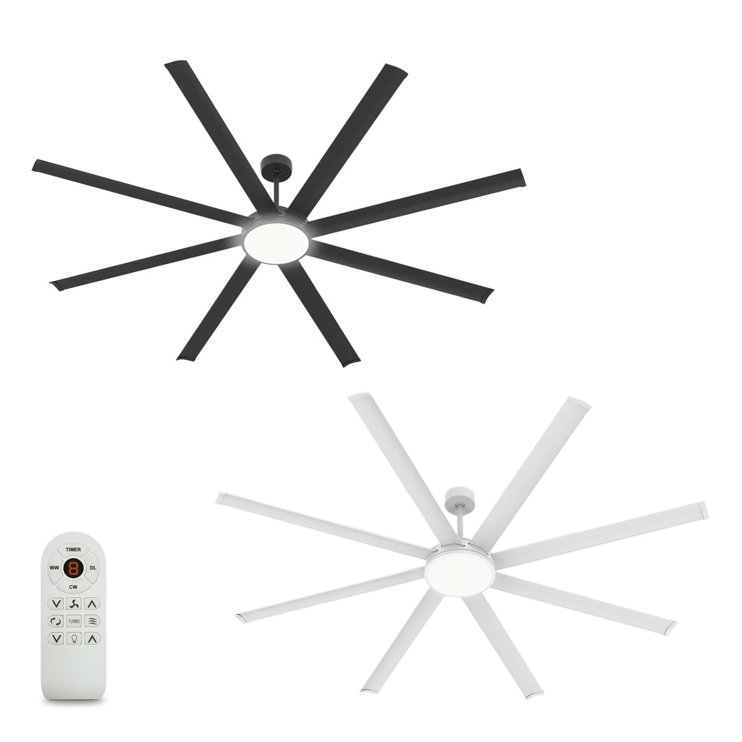 92" Cyclonic DC Ceiling Fan with Light