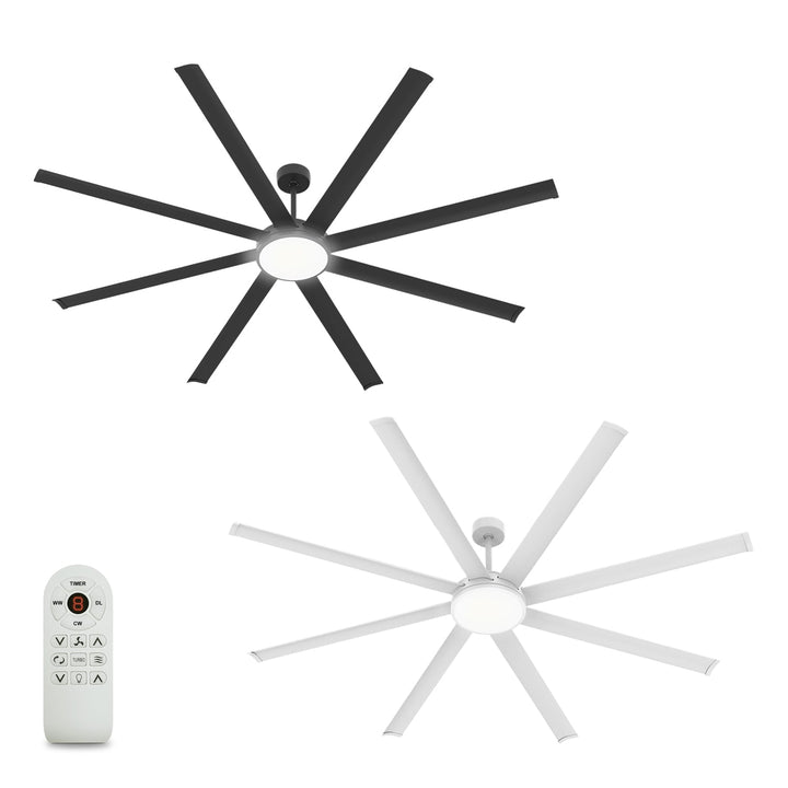 92" Cyclonic DC Ceiling Fan with Light