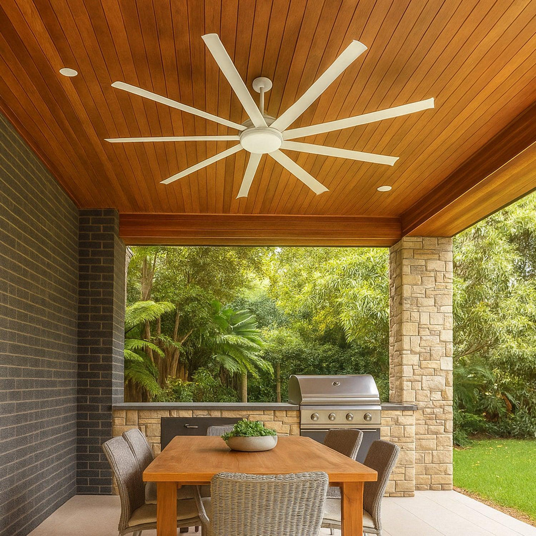 92" Cyclonic DC Ceiling Fan with Light
