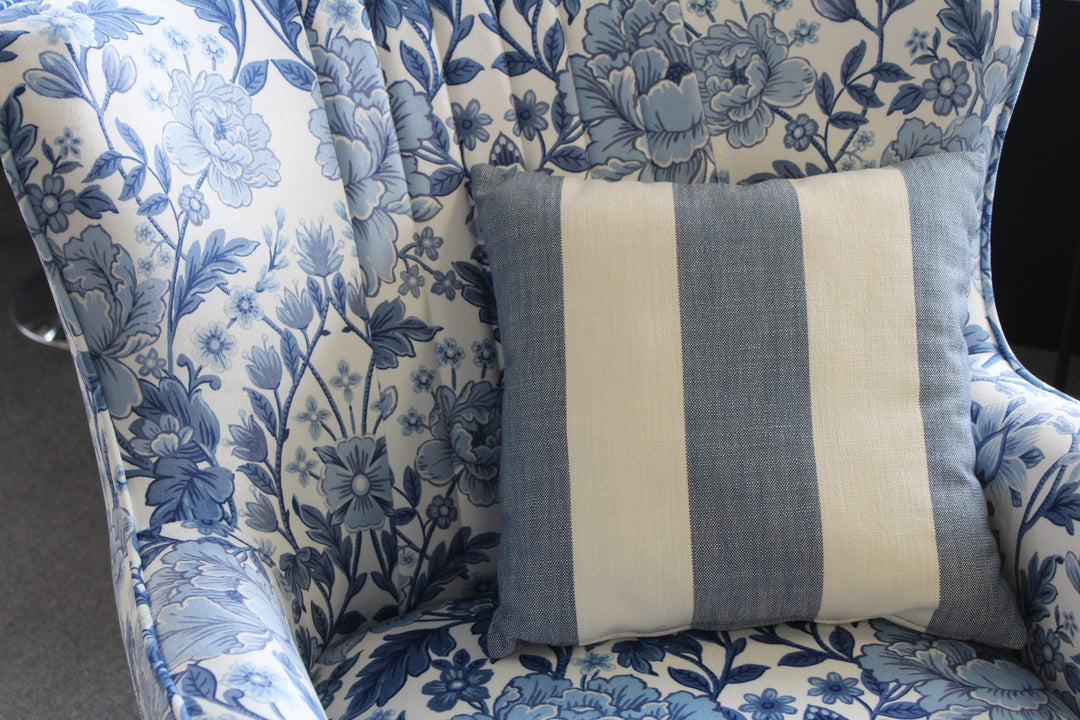 Bliss Cushion Hamptons Stripe Fabric
