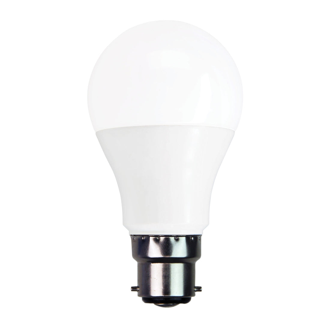 9W A60 LED B22 4000K Lamp