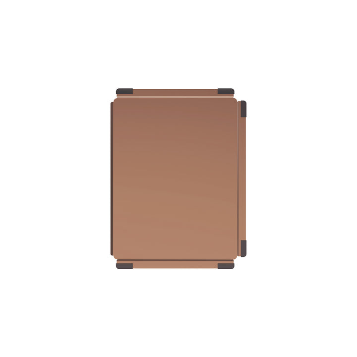 Hana Sink Drainer Tray, PVD Brushed Copper - Pilbara Bathroom Warehouse Perth and regional Western Australia