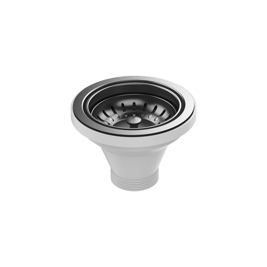Hana Sink Basket Waste, PVD Carbon Metal - Pilbara Bathroom Warehouse Perth and regional Western Australia